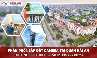 Lắp đặt camera quan sát giá rẻ tại Quận Hải An, Hải Phòng